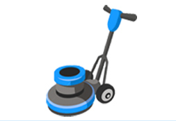 床ポリッシャー 洗浄